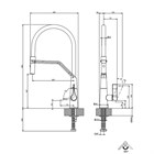 Смеситель для кухни Gessi PROTON                                                    
                            17191#031 цвет-хром 17191#031