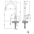 Смеситель для кухни Gessi MONACO                                                    
                            17159#031 цвет-хром 17159#031