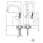 Смеситель для кухни Gessi                                                     
                            60672#726 цвет-warm bronze brushed PVD 60672#726