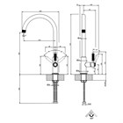 Смеситель для кухни Gessi                                                     
                            60620#708 цвет-браш.медь PVD 60620#708