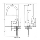 Смеситель для кухни Gessi INEDITO                                                    
                            60411#149 finox brushed nickel 60411#149