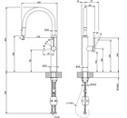 Смеситель для кухни Gessi GESSI 316                                                    
                            60022#239 цвет-steel brushed 60022#239