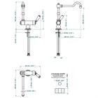 Смеситель для кухни THG                                                     
                            G76-6181NR G76-6181NR