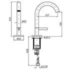 Смеситель для раковины Zucchetti                                                     
                            ZIS2811.P21 ZIS2811.P21