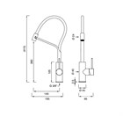 Смеситель для кухни CEA MILO360                                                    
                            MIL203 MIL203