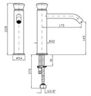 Смеситель для кухни Zucchetti Sablier                                                    
                            ZSL557.XP81 ZSL557.XP81