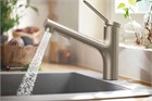 Смеситель для кухни HANSGROHE ZESIS M33                                                    
                            74803800 сталь 74803800