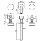 Смеситель для раковины Zucchetti                                                     
                            ZIS5640.N6 ZIS5640.N6