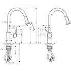 Смеситель для кухни HANSGROHE Allegra variarc                                                    
                            14877000 хром 14877000