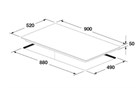 Варочная панель Fulgor                                                     
                            FSH 905 ID WT MBK FSH 905 ID WT MBK