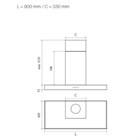 Вытяжка  Ilve Pro Line                                                    
                            AGK90 AGK90